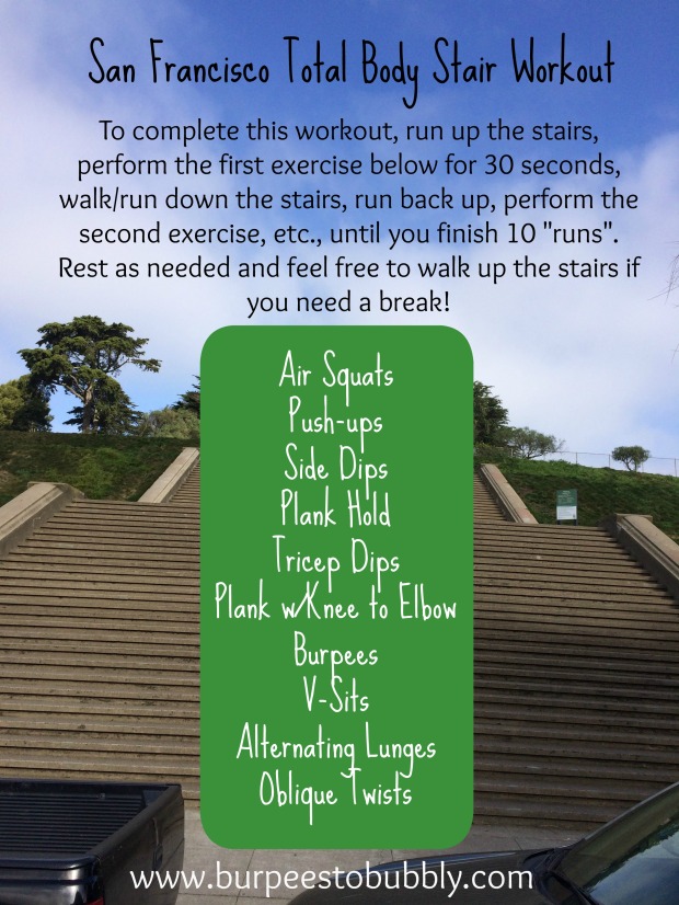 San Francisco Total Body Stair Workout