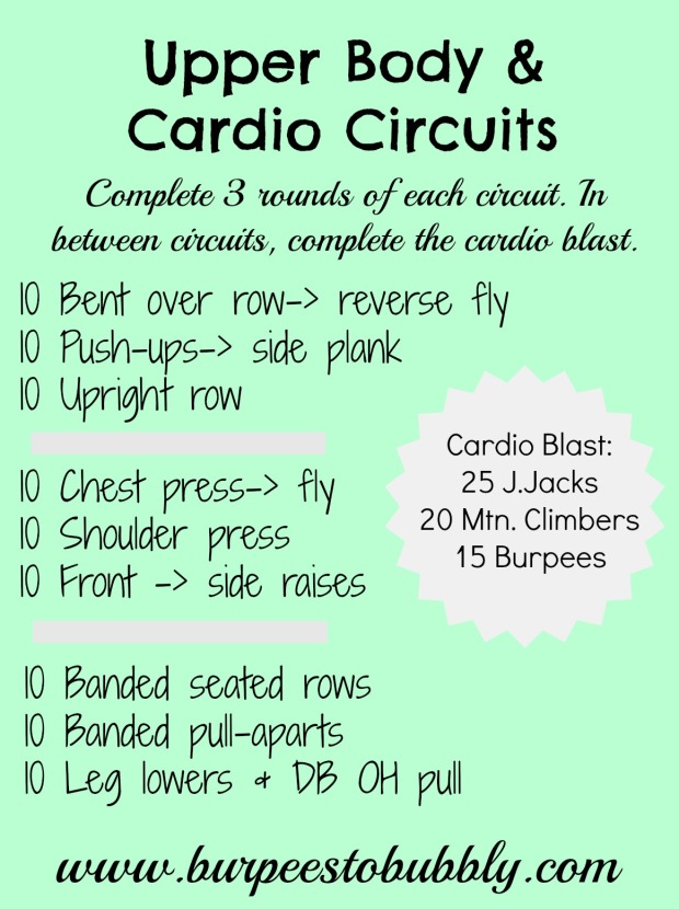Upper Body & Cardio Blast Circuits